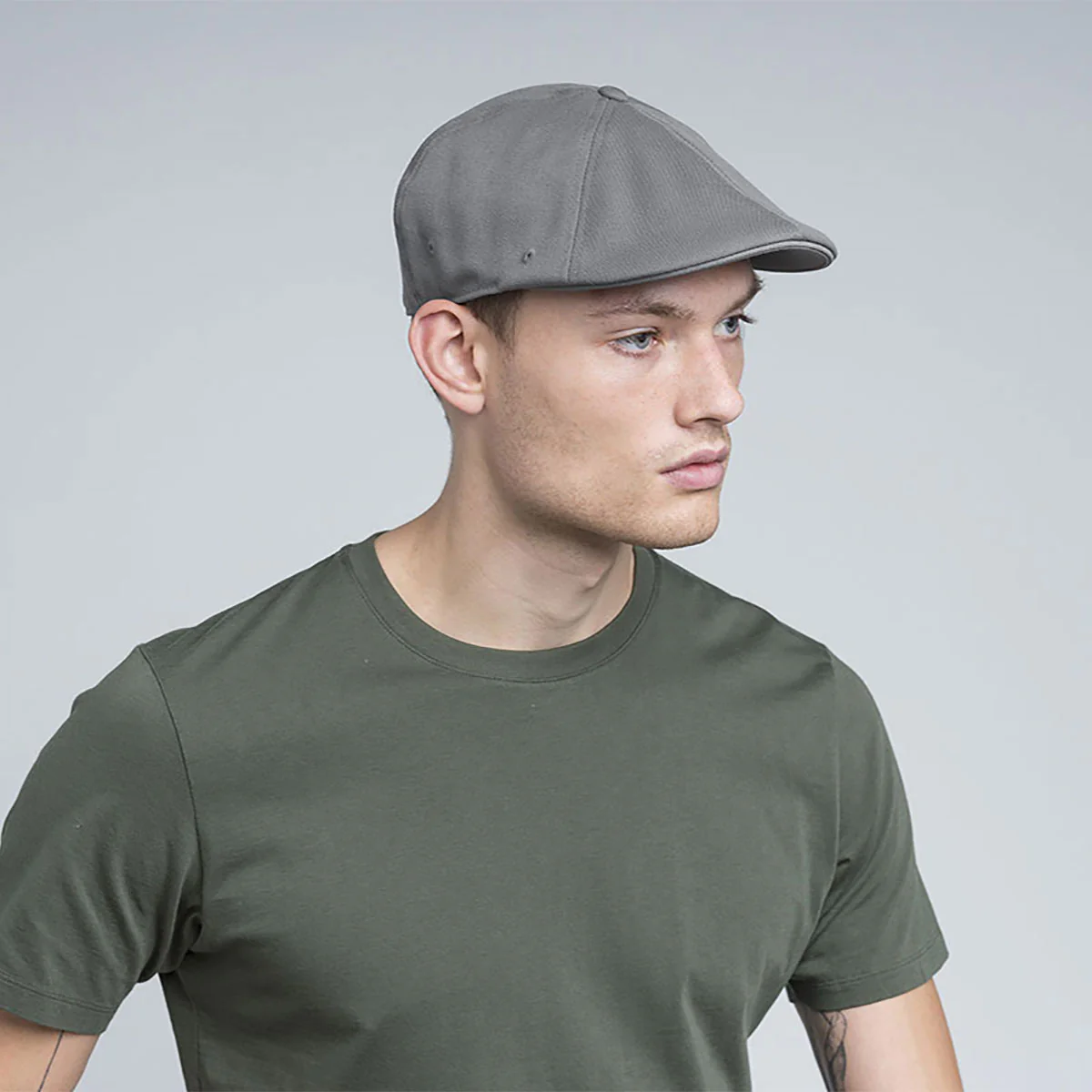 Wool FlexFit 504 Flat Cap - Image 5